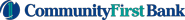 Community First Bank logo